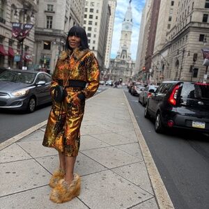 Shop Akira Brocade Nikki Bomber and Shorts